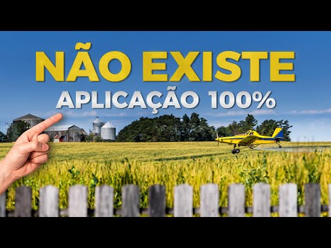 Aplicação com 100% de assertividade? NÃO existe. Mas com o equipamento CERTO, tu chega muito perto.