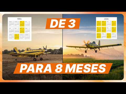 30 mil horas de voo: o que mudou na aviação agrícola desde os anos 90?